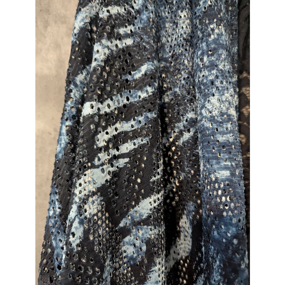 Women's Mona Leah Couture Cardigan Size S Blue Black - Picture 6 of 10